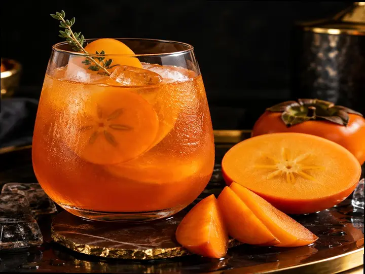 Circassian Persimmon Infusion — The finished dish