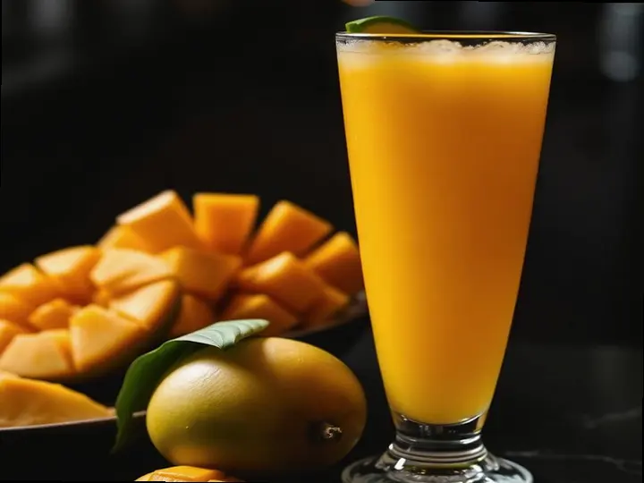 Kazakh Green Mango Cooler — The finished dish