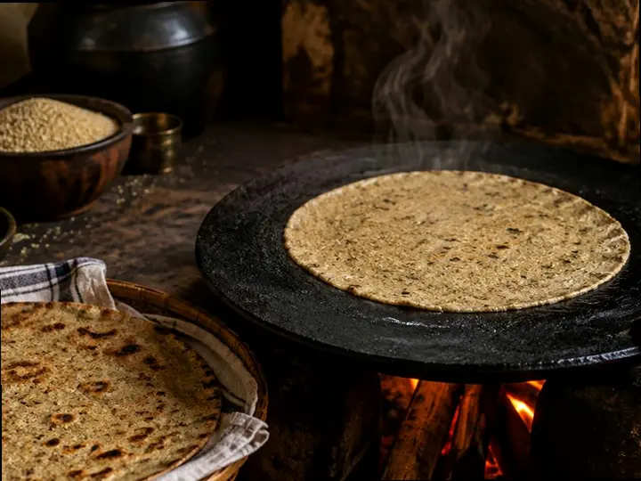 Chapati, Reduced Oil — The finished dish