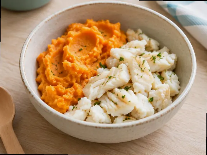 Little Fish & Sweet Potato Mash (Maasai style) — The finished dish