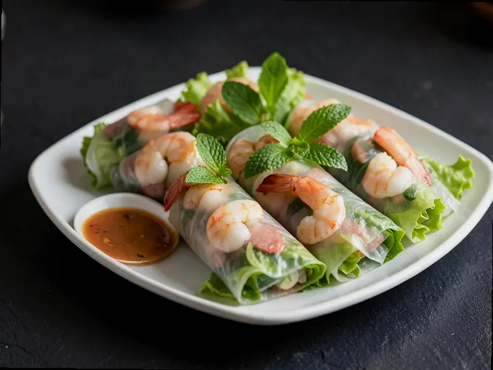 Gim & Brown Rice Rolls — The finished dish