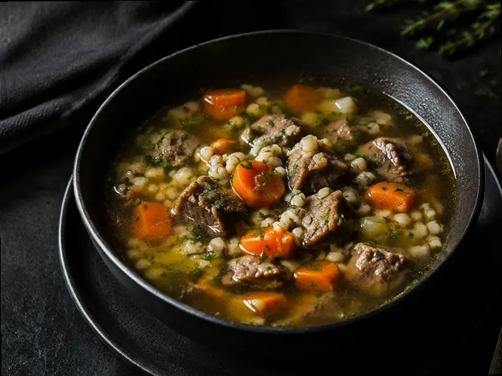 Or Lam Herb Stew — The finished dish