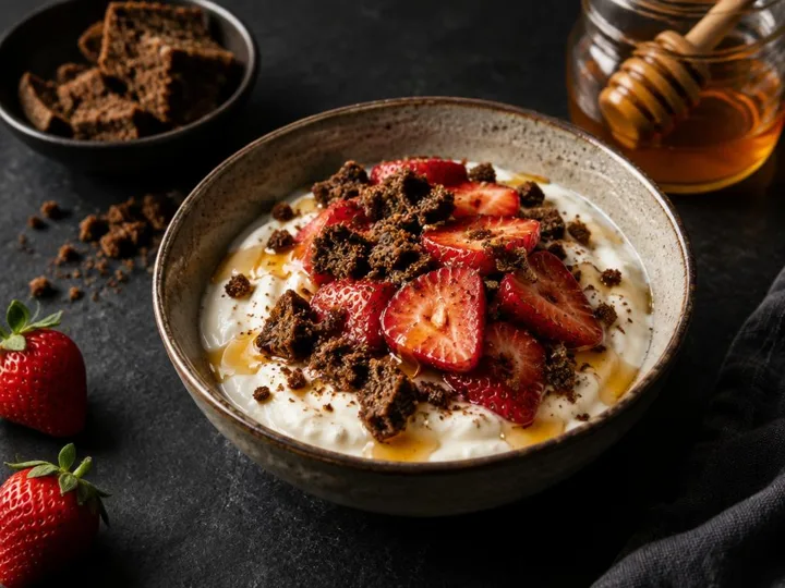 Kefir Berry Yoghurt Bowl — The finished dish