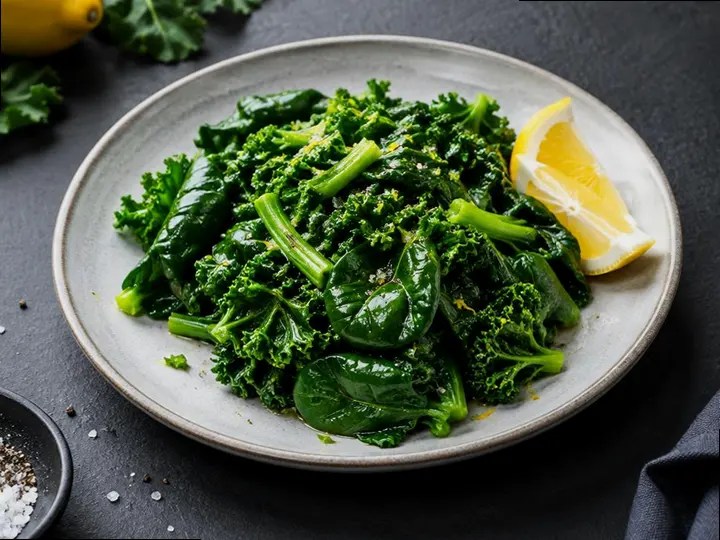 Papa le Moroho — The finished dish
