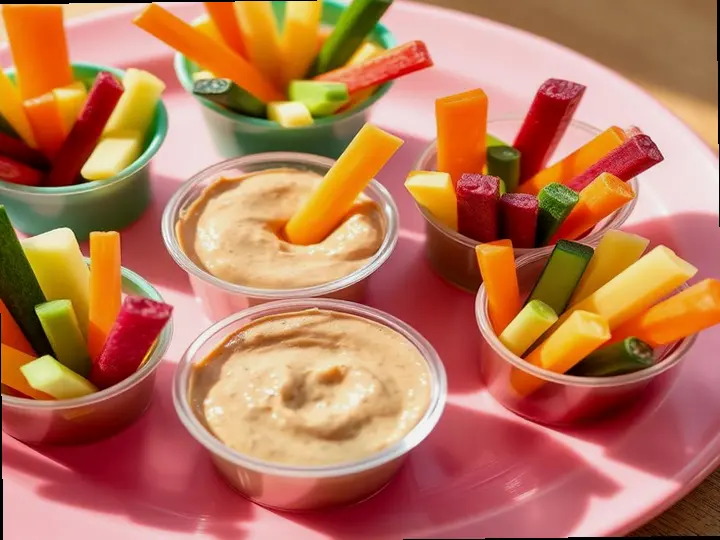 Rainbow Groundnut Veg Cups (Chewa style) — The finished dish