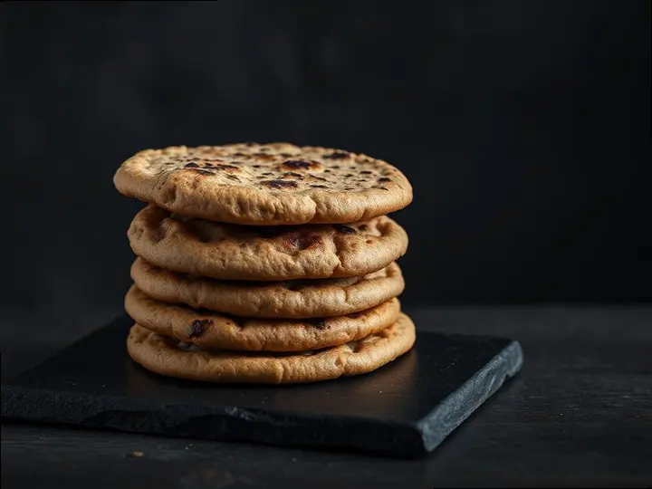 Msemen, Oven-Baked — The finished dish