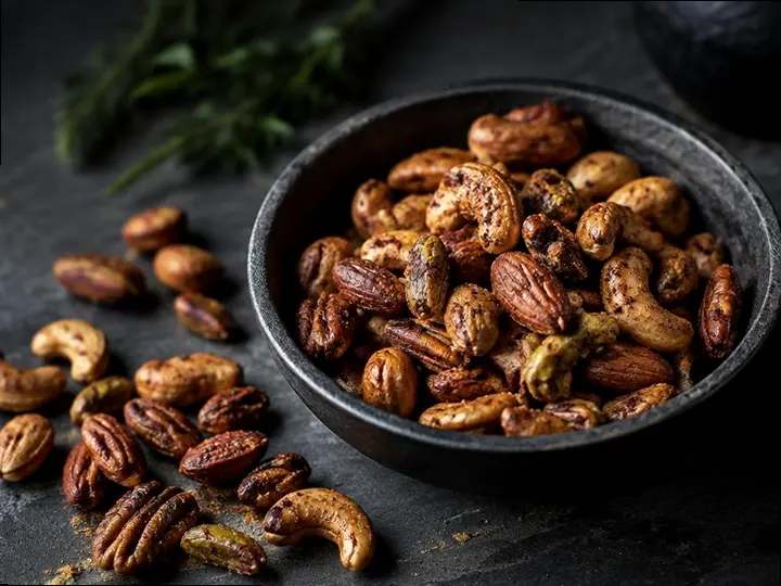 Spiced Roasted Chickpeas — The finished dish