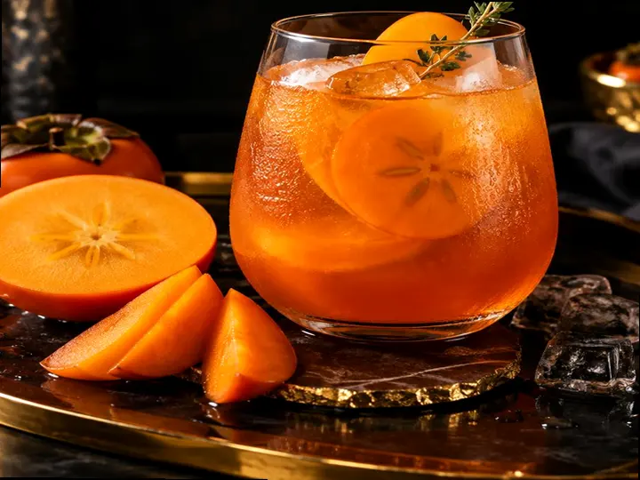 Bamar Persimmon Tonic — The finished dish