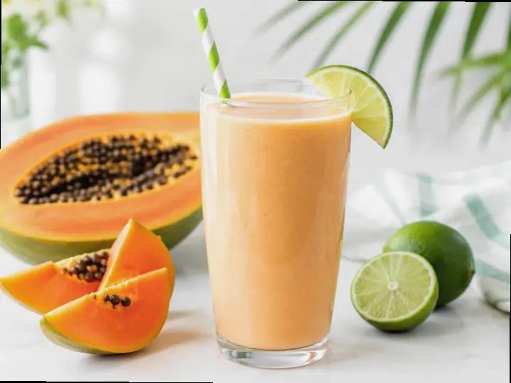 Newar Lychee Smoothie — The finished dish