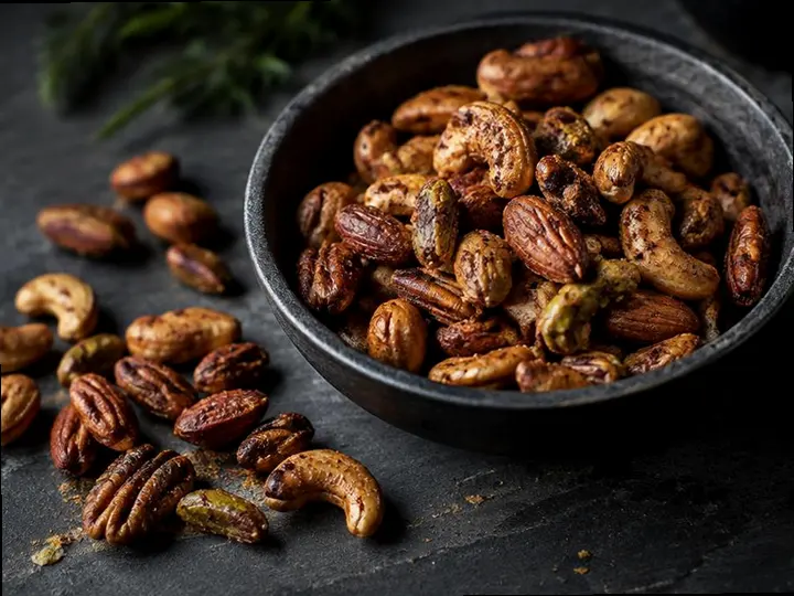 Roasted Soybean & Beaten Rice — The finished dish