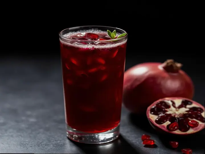 Sherpa Pomegranate Iced Tea — The finished dish