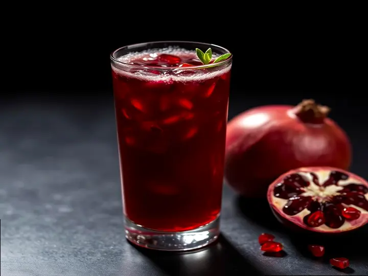 Dutch Pomegranate Smoothie — The finished dish