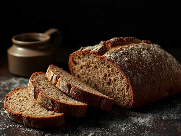 Baked Plantain & Oat Bread — The finished dish