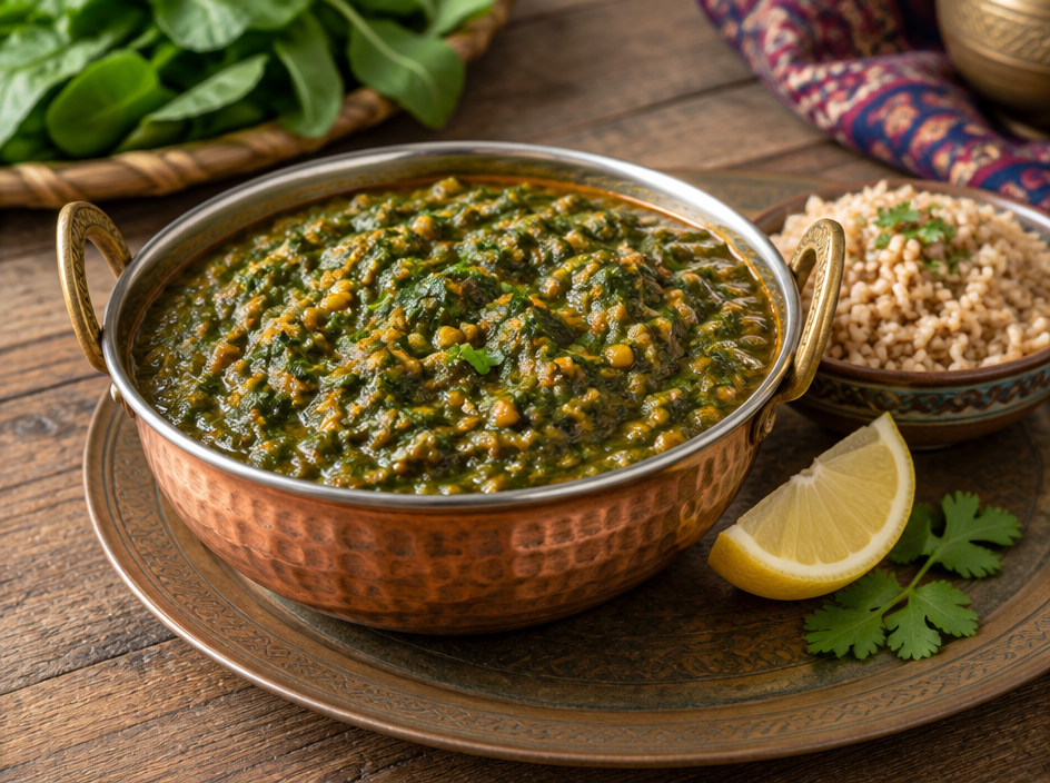 Sai Bhaji — The finished dish
