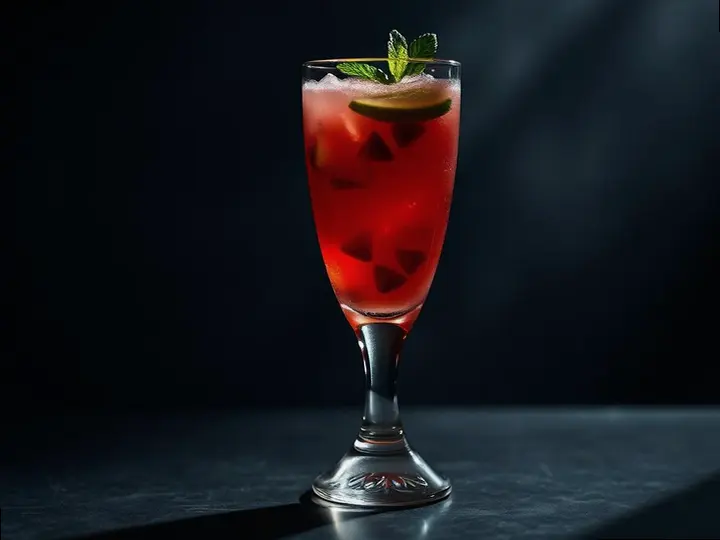 Sindhi Melon Herb Spritz — The finished dish