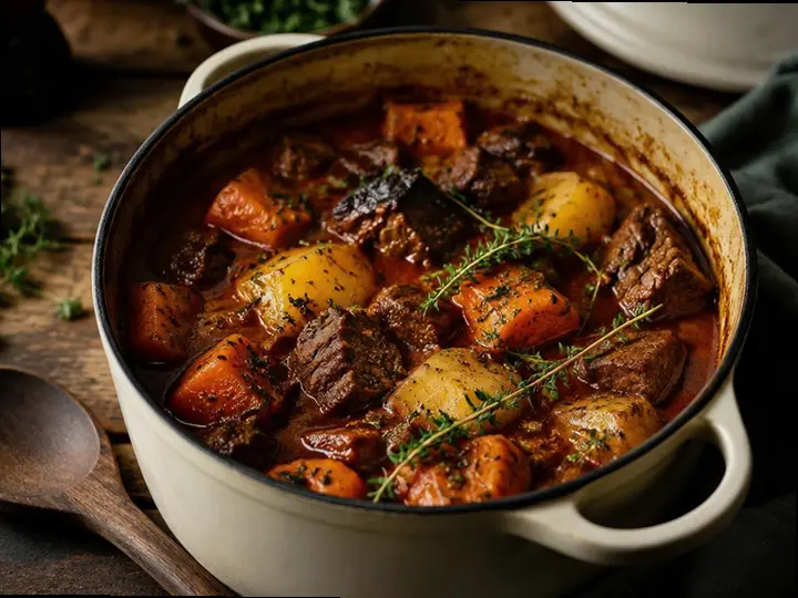 Chairo Barley Soup — The finished dish