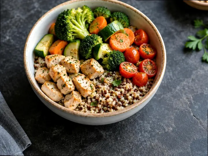 Little Quinoa Bowl (Aymara style) — The finished dish