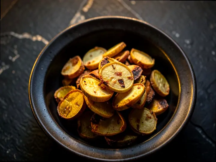 Kamote Oven Fries — The finished dish