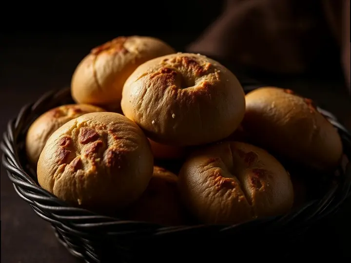Wholewheat Pandesal — The finished dish