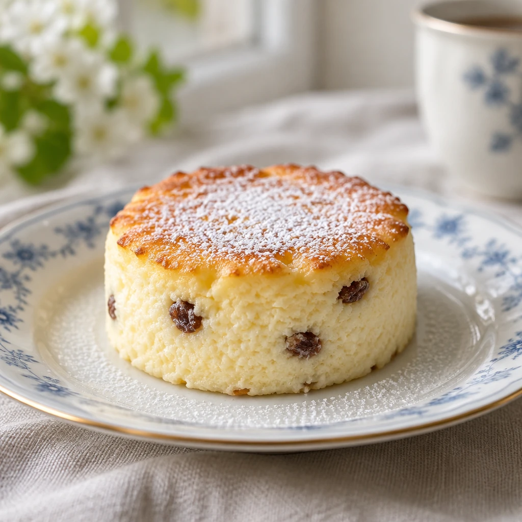 Individual Farmer Cheese Cake (Sernik) — The finished dish