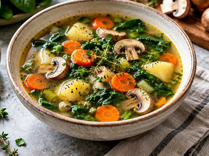 Sopa de Cacao Coriander Soup — The finished dish