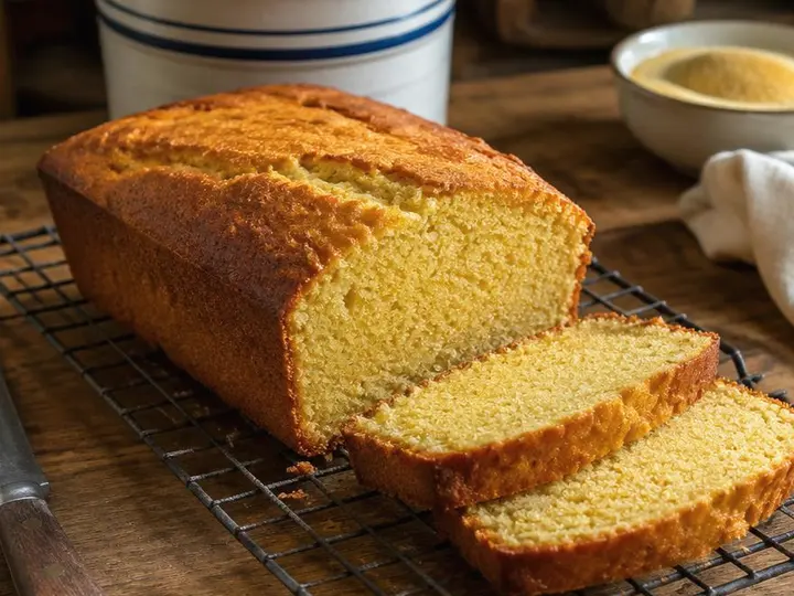 Cornmeal & Wheat Loaf — The finished dish