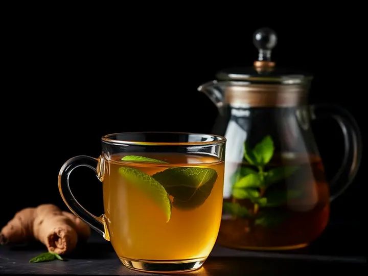 Romanian Quince Infusion — The finished dish
