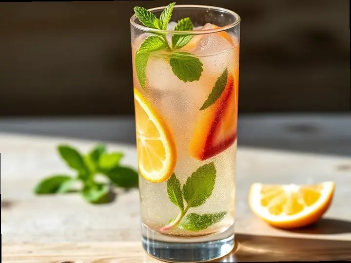 Tatar Apple & Mint Cooler — The finished dish