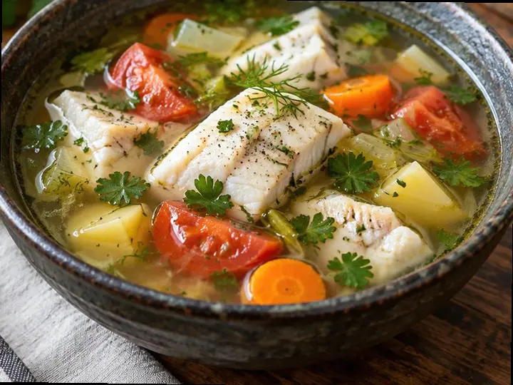 Cullen Skink, Light — The finished dish