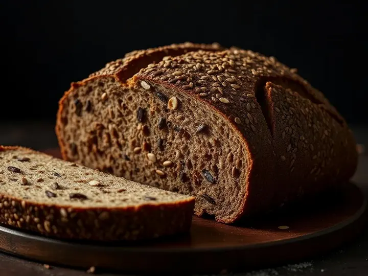 Seeded Rye Roosterkoek — The finished dish