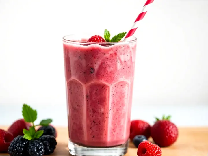 Zulu Papaya Smoothie — The finished dish