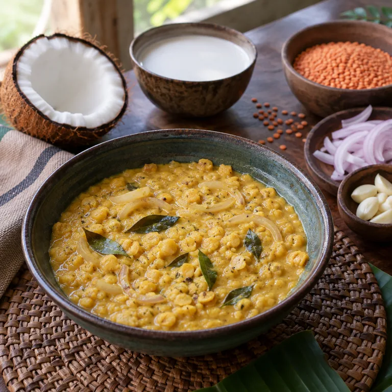Parippu Curry — The finished dish