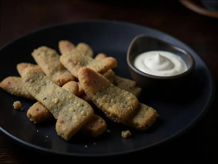 Fish Fingers with Green Peas (Maohi style) — The finished dish