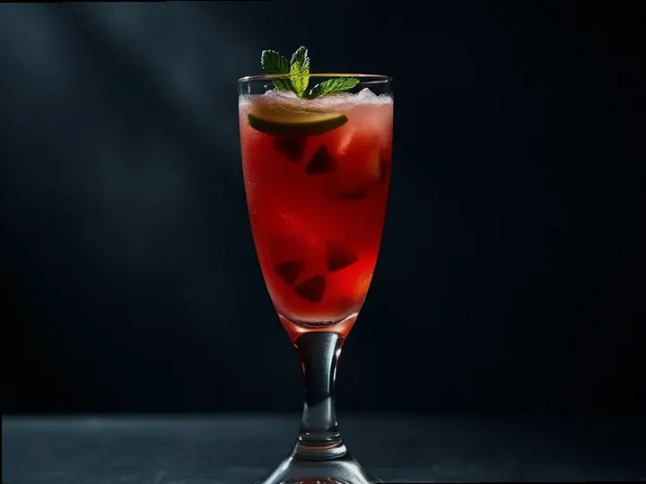 Sukuma Watermelon Herb Spritz — The finished dish