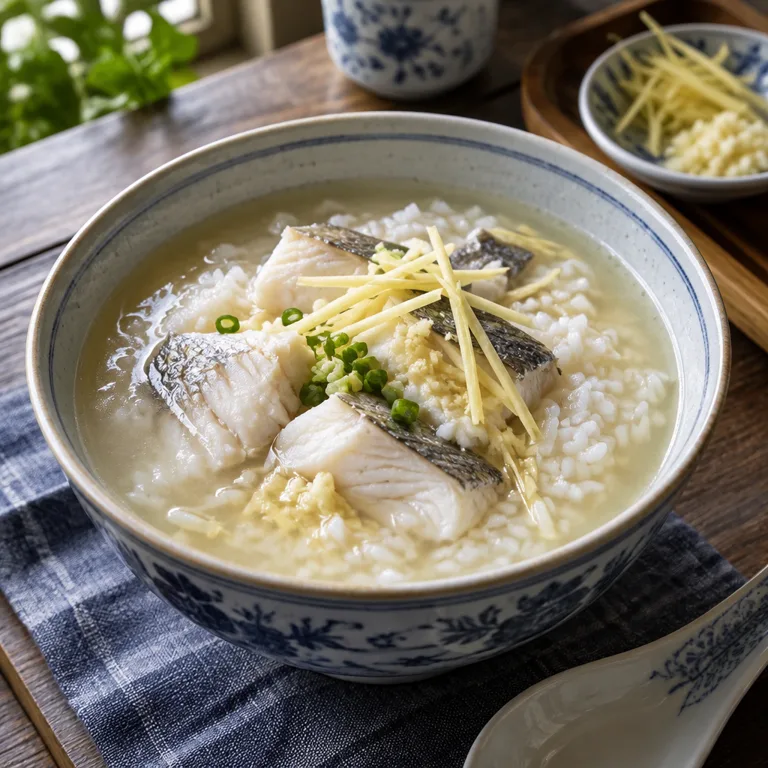 Khao Tom Pla — The finished dish