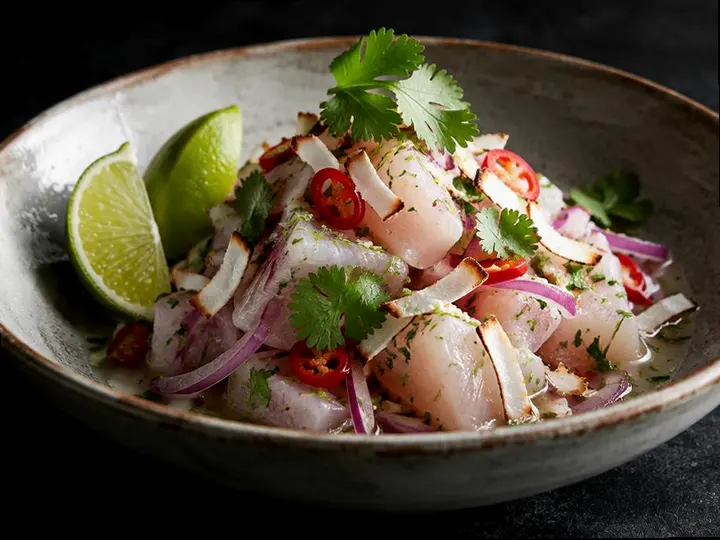 Ota Ika Raw Fish — The finished dish