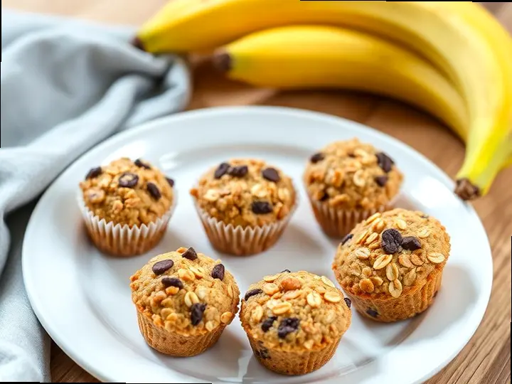 Banana Oat Mini Muffins (Indo-Trinidadian style) — The finished dish