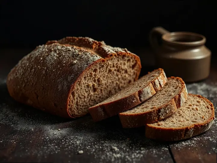 Semolina Tabouna Rounds — The finished dish