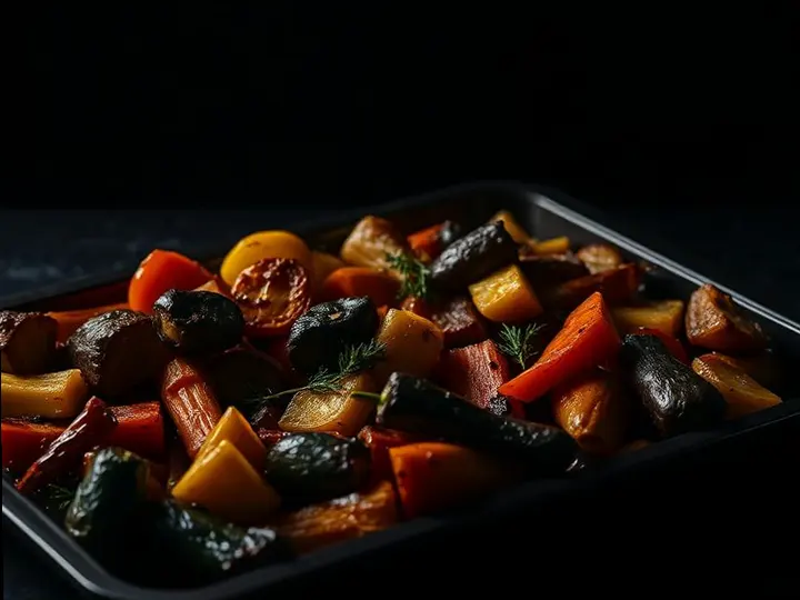 Slata Mechouia — The finished dish