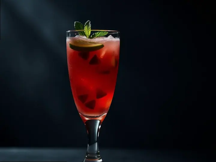 Tunisian Watermelon Infusion — The finished dish