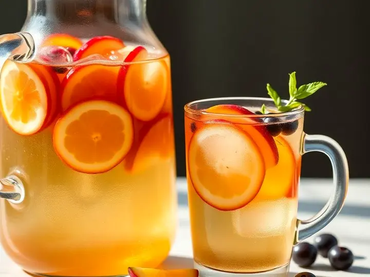 Anatolian Apple & Mint Iced Tea — The finished dish