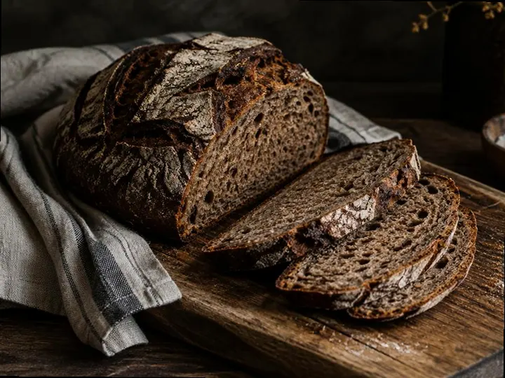 Rye & Walnut Village Loaf — The finished dish