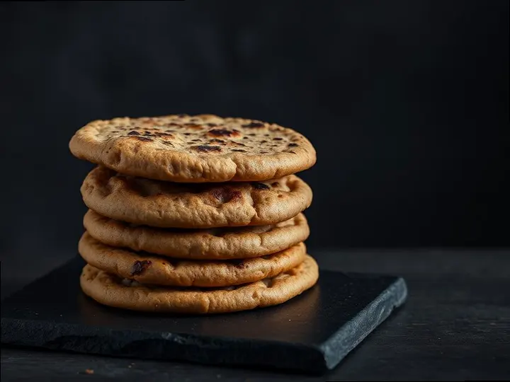 Whole Wheat Bazlama — The finished dish