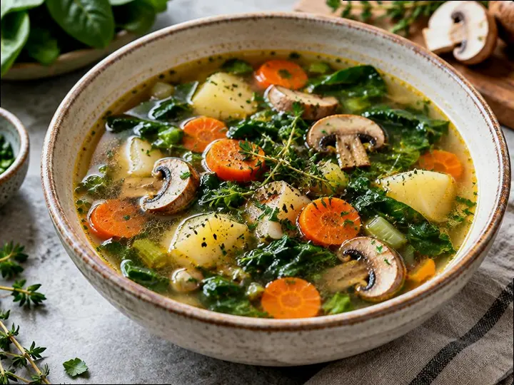 Yayla Yoghurt Soup — The finished dish