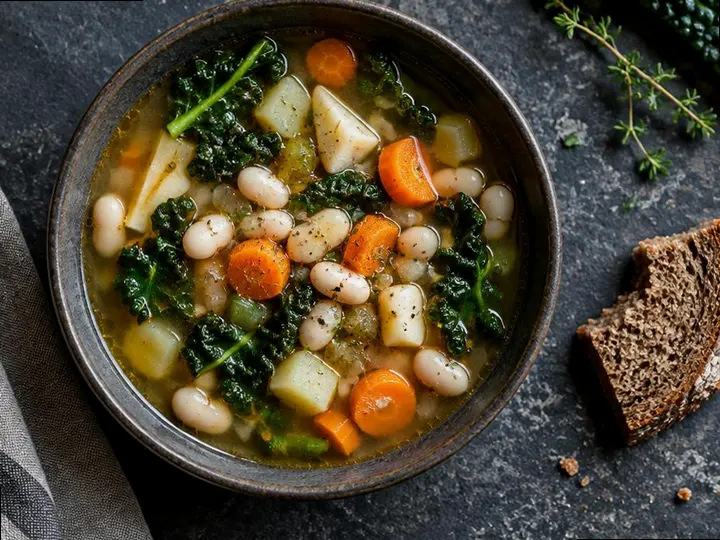 Green Borscht — The finished dish