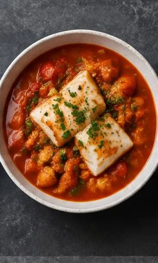 Cornish Fish Stew — The finished dish
