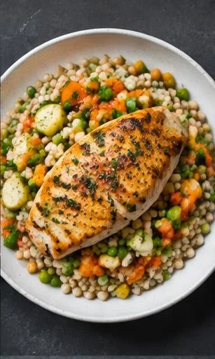 Cotswold Chicken & Pearl Barley — The finished dish