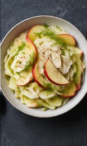 Kentish Apple & Fennel Salad — The finished dish