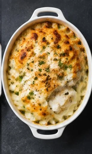 Sussex Smoky Haddock Bake — The finished dish