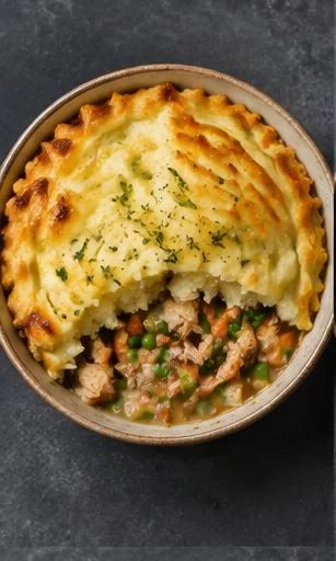 Turkey Cottage Pie — The finished dish